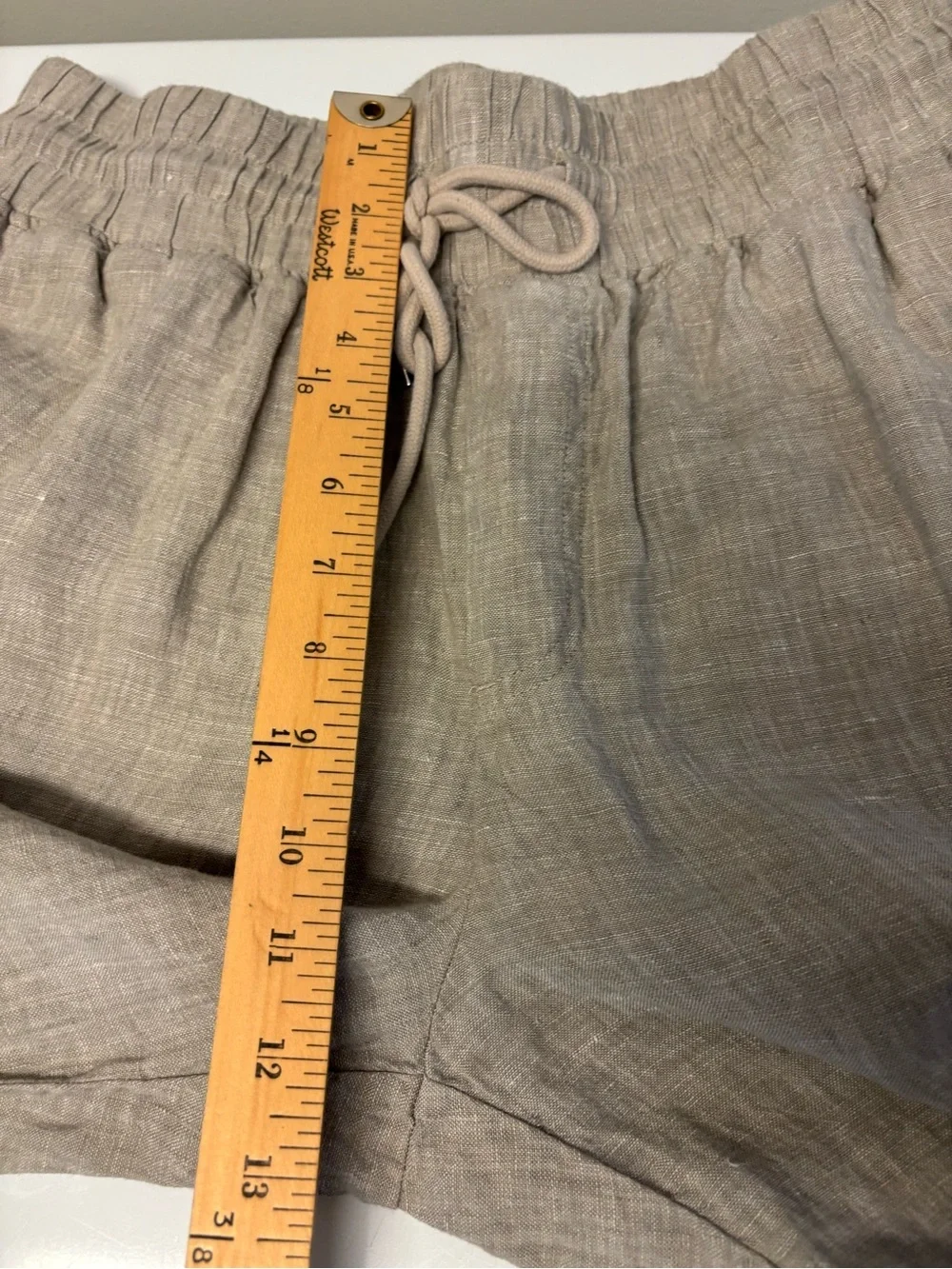 Quince Linen Wide Leg Pull On Drawstring Pants Women’s Size Medium